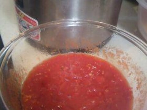 レンジで簡単トマトソース
